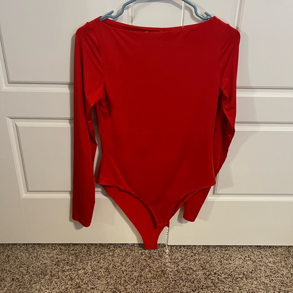 H&M Red Bodysuit Classic One Piece
